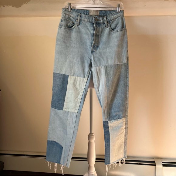 Everlane Women’s The 90s Cheeky Patchwork Ankle Jean size 28 - Picture 6 of 13